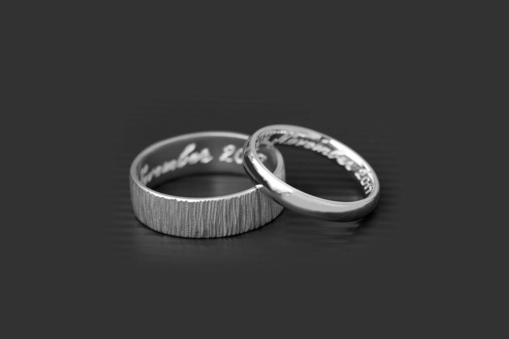 his and hers wedding band