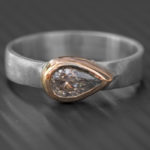 pear shape diamond ring