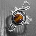 Treble Clef Ring
