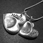 Fingerprint Heart Necklace
