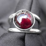 Birthstone Garnet Ring