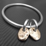 nugget gold bangle