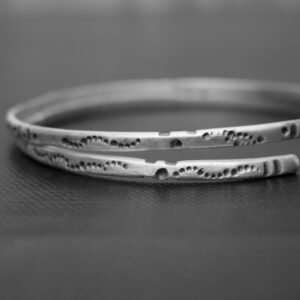 Handmade Sterling Silver Hoop Earrings