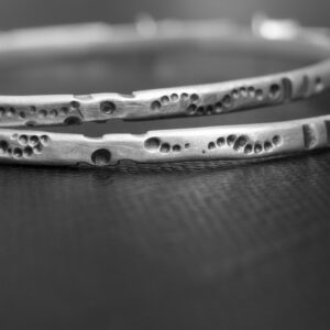 Handmade Sterling Silver Hoop Earrings