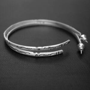 Handmade Sterling Silver Hoop Earrings