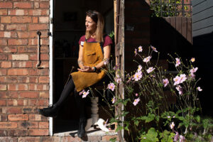 Lisa in her workshop
