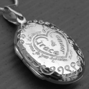 silver locket