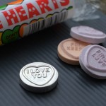 silver love heart